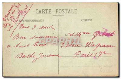 Pons (Charente-Inferieure) — O Velho Castelo (século XVI), atualmente a Prefeitura — Veuve Henry Guille — Verso