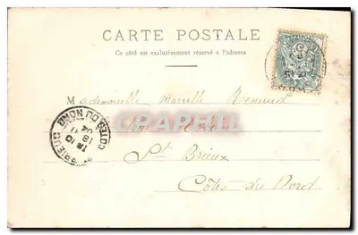 Cahors — Catedral — E. Dreuilhe, editor, Cahors — Verso