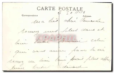 Château-Thierry — A Igreja de São Crépin — Editor Bonnefonds, n°23 — Verso