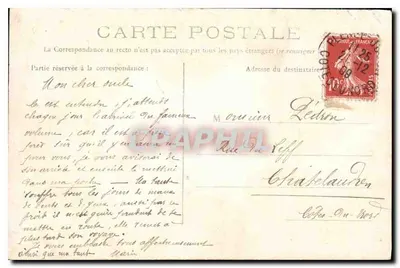CAEN — O velho Saint-Etienne (século XIV — L.D.) — Verso