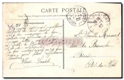 Chinon — Statua di Rabelais — Ufficio, editore, Chinon — Verso