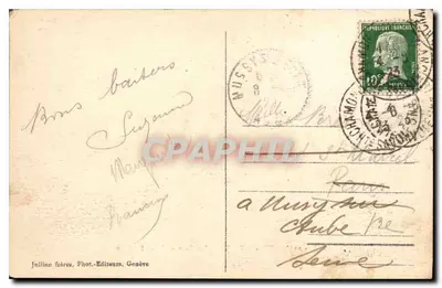 Chamonix - Plan Prz en de Groene Spits — J.J. - n° 4233 — Achterkant