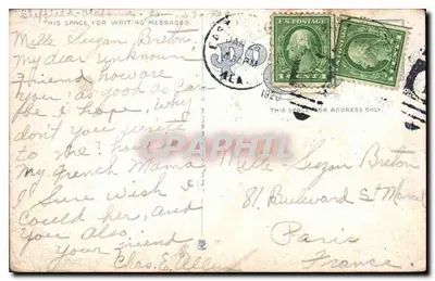 Escola Pública, Sheffield, Ala. — editor desconhecido, número de série não visível — Verso