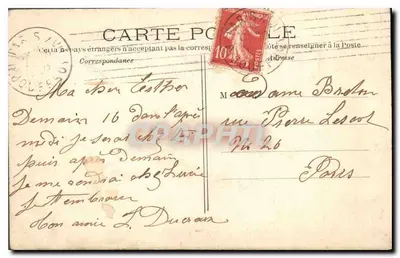 Paryż — Grobowiec Napoleona I — Invalidy — G.M. nr 409 — Rewers