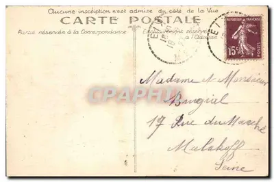 Ossuário provisório dos Campos de Batalha de Verdun — Início da Obra de Douaumont, aguardando o monumento definitivo — Edição HS Verdun — Verso