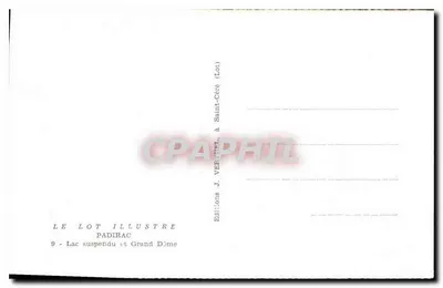 Jaskinie Padirac — Wydawca J. Véber, Lot (Lot) — Rewers