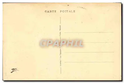 Rouen - Urząd Miejski — z rzeźbą konnej — wydawca 'La Châtaigne', n° 495 — Rewers