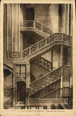 Katedra w ROUEN — Schody Księgarzy — C.V. - 6