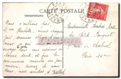 Lago dei SETTONS - Le Port — In Morvan, editore A. Daniel, n°11 — Verso