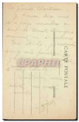 A Savóia Pitoresca — Arredores de AIX-LES-BAINS — A Baía de Grésine e os Túneis — Edit. Joguet, Aix-les-Bains, Montélimar — Verso