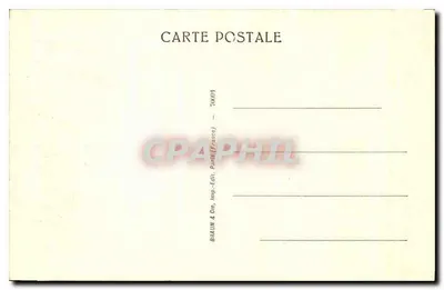 Kopf der Heiligen Anna — L. Da Vinci — veröffentlicht von Braun & Cie, Paris — Rückseite