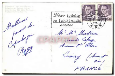 Kopenhaga — Mała Syrenka — Billedhugger Edvard Eriksen — Rewers