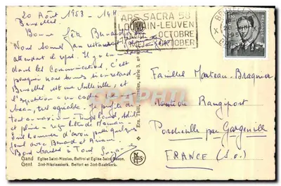 Bruxelas — visão da Grand-Place e do canal — editor Em. Thill, Bruxelas, n° 3 — Verso