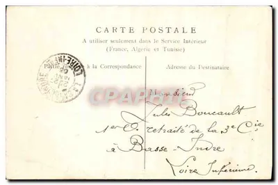 Meaux — Hôtel de ville — CH. D. — Verso