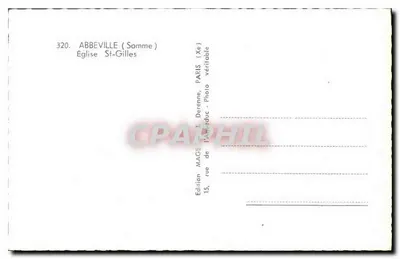 Abbeville (Somma) — Katedra św. Gili — Wydawnictwo MAGE — Rewers