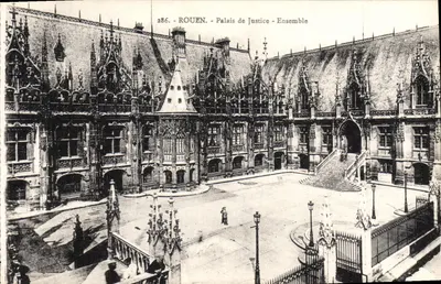Rouen - Pałac Sądowy - Zespół — Karty 'La Cigogne' n°286
