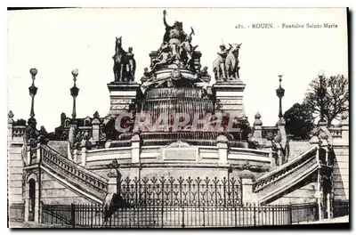 Rouen - Fontanna św. Marii — wydawca 'La Cigogne', n° 481