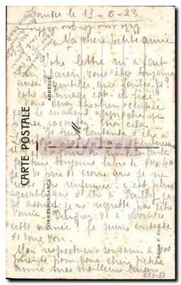 Ourdes - Casa paterna de Bernadette Soulirous — Edição F. Viron, n°3 — Verso