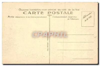 Peira-Cava (Alpes-Maritimes) — altitude 1500 m — Esportes de inverno — editor GAL, n° 19 — Verso
