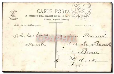 A Bretanha Pitoresca — Estudo de ondas — Coleção A. Waron, St-Brieuc — Verso