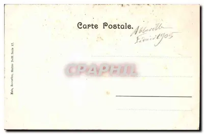 Widok morza w Abbesselle — wydawca Dofft, seria 17 — Rewers