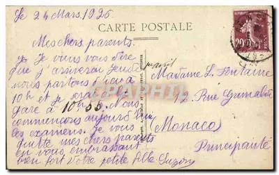 St-Maximin-la-Ste-Baume — Wnętrze Bazyliki — Wydawnictwo Enzet — Rewers