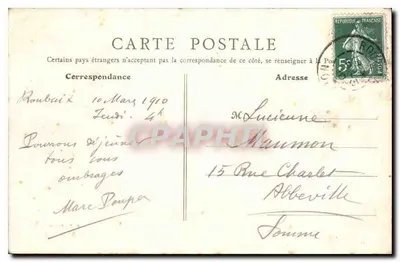 Roubaix (Nord) - Wielka Skocznia w Parku Barbieux — B. F., Paris, n°15 — Rewers
