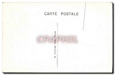 Amboise - O Castelo (Mon. hist.) — editor R. Dorange, Tours — Verso