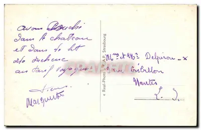 Larocheffoucauld — Zamek — Okolice Angoulême — C.A.P. Strasbourg — Rewers