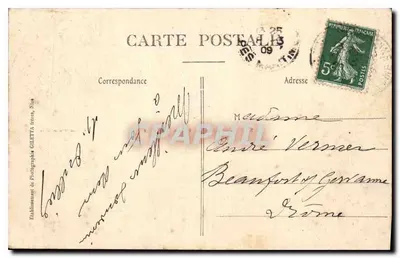 Herinnering aan de Côte d'Azur — Editie Giletta, fot., Nice — Achterkant