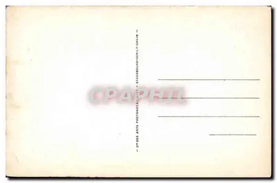 Stara pocztówka Tours La Tour Charlemagne Południowa część zawaliła się w 1928 roku — Rewers