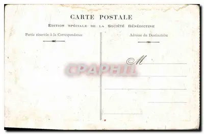 La Bénédictine — Façade du Musée — Édition Spéciale de la Société Bénédictine — Rewers