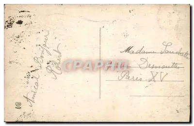Vue des Pyrénées Centrales — Luchon — Vue prise de la Tousse de Maupas — éditeur Labouche Fr. - Toulouse, n°795 — Rewers