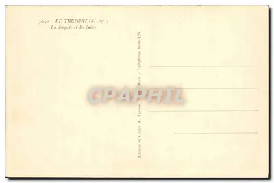 Le Tréport (S. Inf.) — Frégata i bani — Wydawnictwo A. Terrer — Rewers