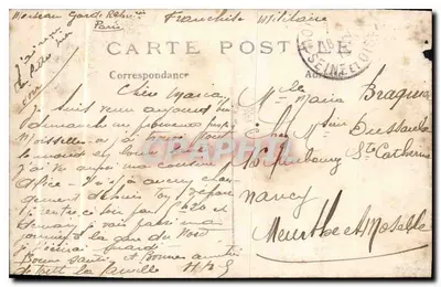 Paris — A Grande Roda e a Torre Eiffel — C.M. n°17 — Verso