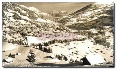 Adelboden — vista panorâmica nevada — Fot. Rüppfenstein