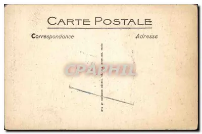 Le Havre - Kościół Najświętszej Maryi Panny w niedzielę rano — Wydawca: Lévy et Deubene Réunis, 44, rue de l'Étang, Paris — Rewers