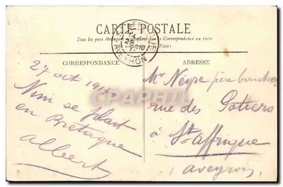 La Basse-Normandie Pittoresque — Salida hacia la boda — editor no visible — Reverso