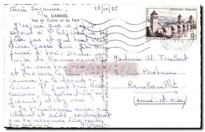Cannes — Widok Kasyna i Portu — Wydawca: Photo Intérieure — Rewers