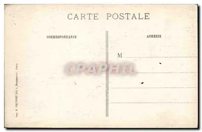 Estrada de Perthes (Marne) — devastação da Grande Guerra 1914-15 — edição Benoist, Châlons-s-Marne — Verso