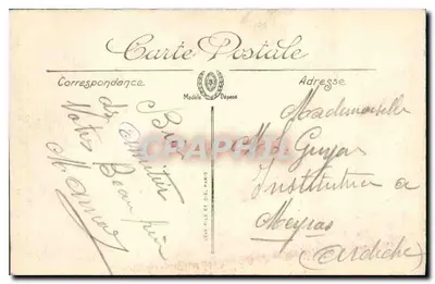 Albert nach dem Bombenangriff — Ansicht von Paris n° 207 — Verlag: Cén Fils & Cie, Paris — Rückseite