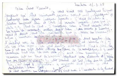 लुचॉन — पैनोरमा दृश्य — प्रकाशक 'पायरेनीज ओसीएन' — पीछे
