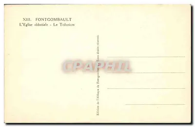 A Igreja Abbatial - O Trifório — Fontgombault, edição da Abadia — Verso