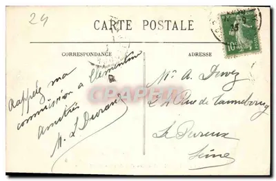 Périgueux — Ruínas das Arenas Romanas — editor desconhecido, n° 55 — Verso