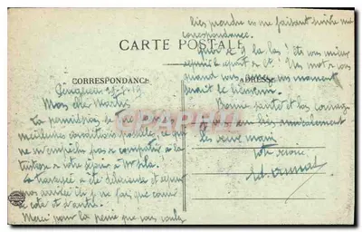 Périgueux — Wieża Mataguerre i Aleja Fenelon — wydawca Boitmans, nr 58 — Rewers