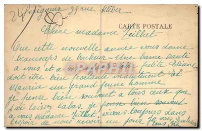 Périgueux — Widok ogólny. Trzy Mosty — Nieznany wydawca, nr 271 — Rewers