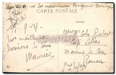 Périgueux — Place Francheville — wydawca anonimowy, nr 34 — Rewers
