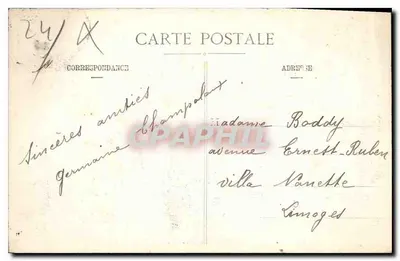 Périgueux (Dordogne) — Stara domowa nad nabrzeżem (XV wiek) — Wydawca: Louis Hébert, nr 8443 — Rewers