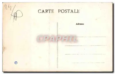Périgueux — Faubourg des Barris (Vista tirada de Tournay) — editor anônimo, n° 9 — Verso