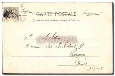 Nancy — Porte Stanislas — wydawca anonimowy, nr 13 — Rewers